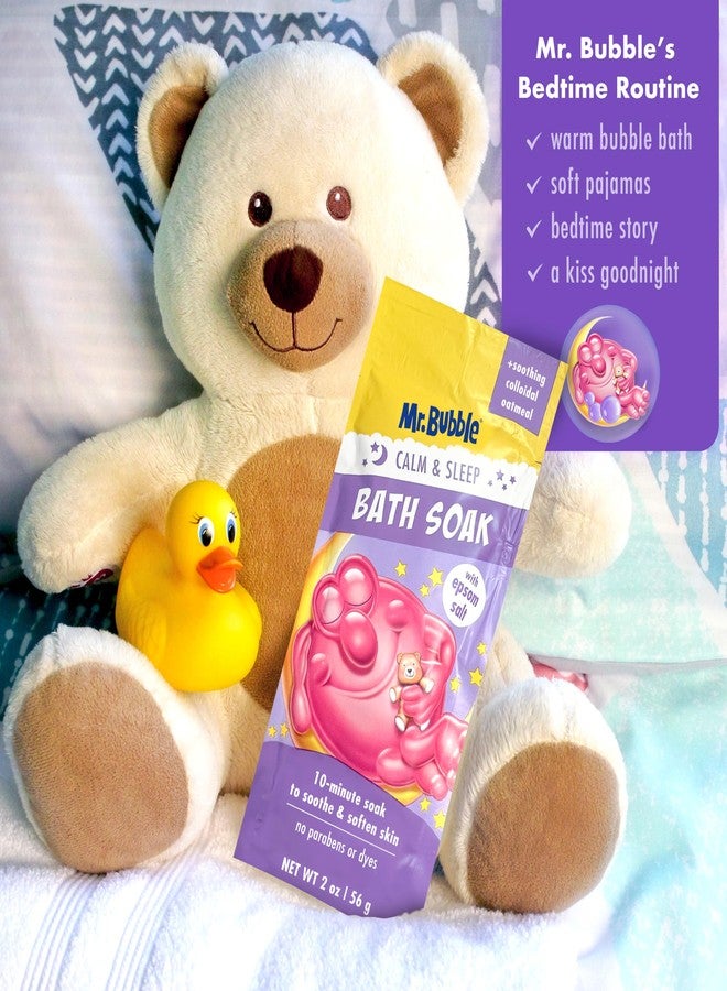 مستر. بابل أملاح الاستحمام مستر بابل كالم آند سليب مع ملح إبسوم، 2 أونصة، عبوة من 12 قطعة - Image 4